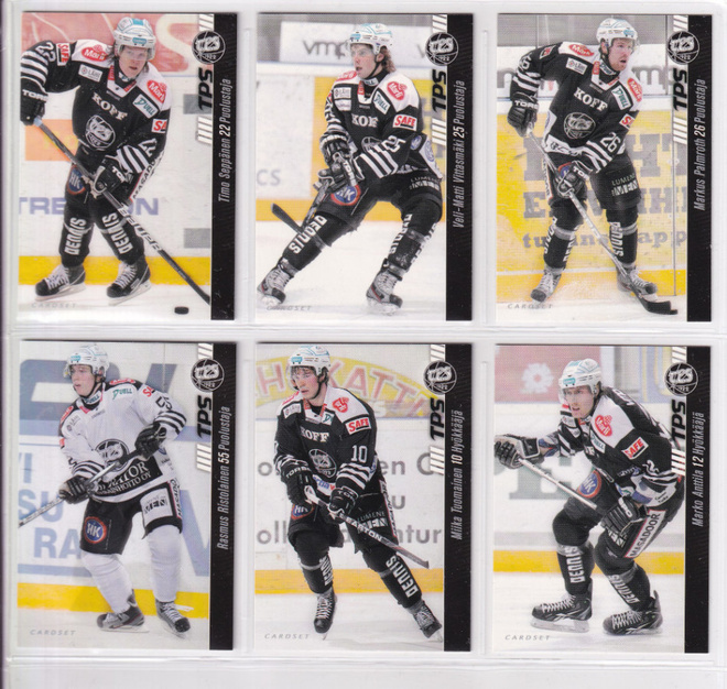 Cardset kortteja kausilta 2012 - 2016 0.20 EUR/kpl