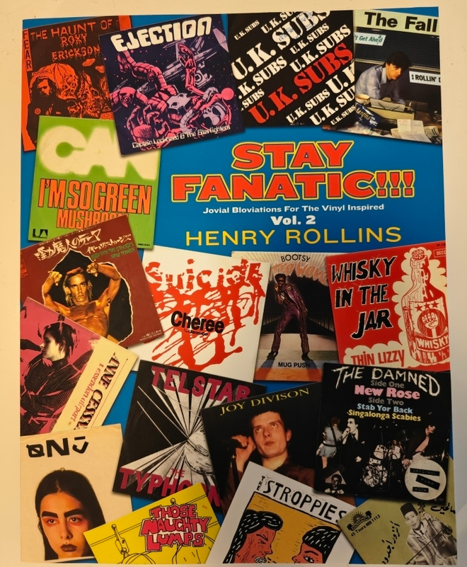 Henry Rollins - stay fanatic vol 2. (Nimmaroitu uusi kirja)