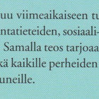 Hannele Forsberg (toim.): Perhe murroksessa - pikkukuva 4