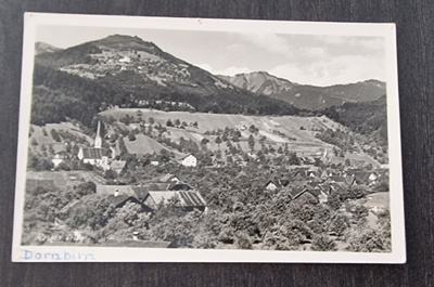 DORNBIRN, ÖSTERREICH , leimattu 30.11.1960, kulkenut postik.