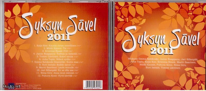 SYKSYN SÄVEL 2011 (CD), mm. J.Sillanpää, J.Tapio, Kaija Koo