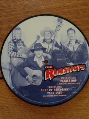 AUCTION - THE RIMSHOTS 7" PICTURE DISC