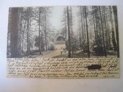 VANHA Postikortti Kotka 1902