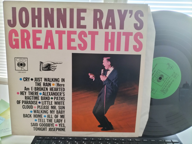 JOHNNIE RAY, Greatest hits, LP HOL -?? HIENO KUNTO !!