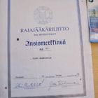 VANHA Luovari Rajajääkäriliitto Ansiomerkki 1979 No 19 - pikkukuva 1