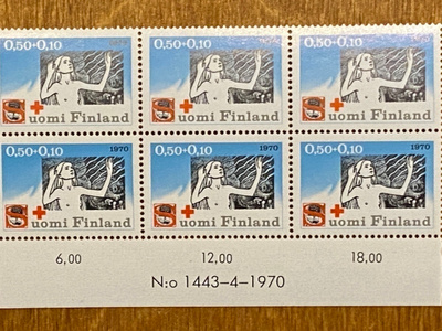 PR 1970 0,50MK+0,10 NUMEROKUUSILO**