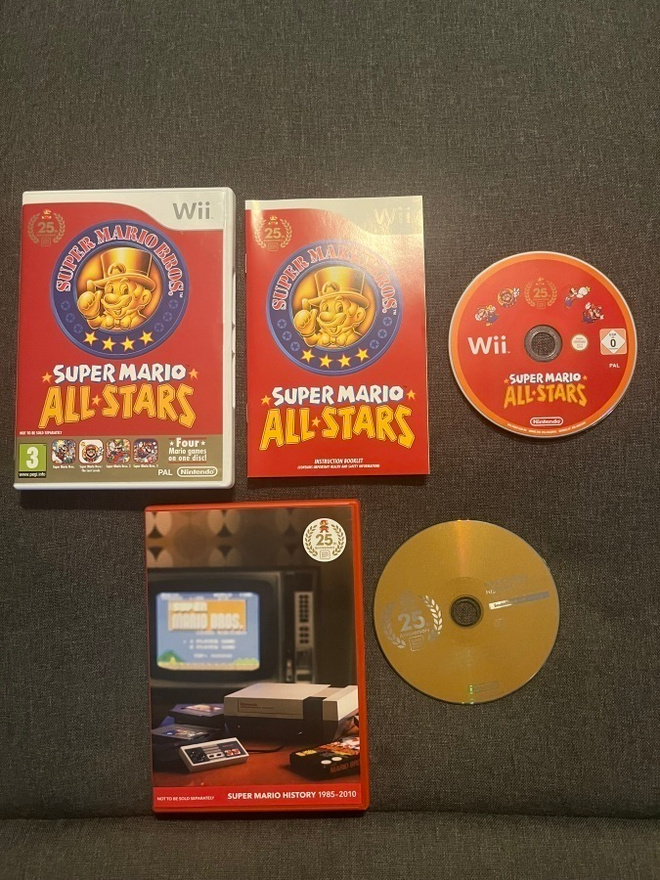 Super Mario All-Stars WII (+ Super Mario History CD)