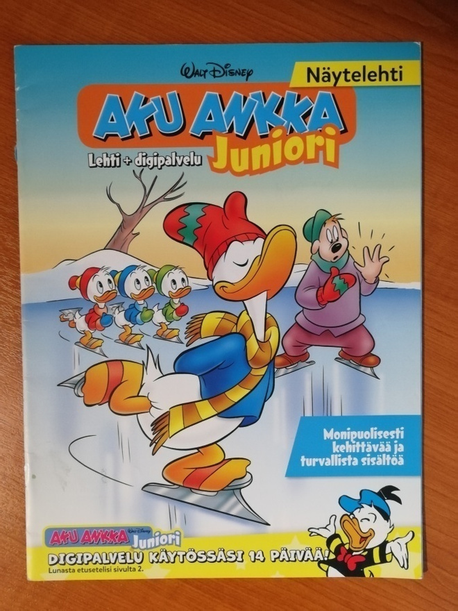 Aku Ankka Juniori näytelehti ( vuosi 2016 )
