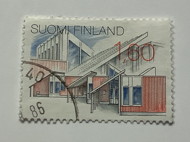 989 / 1986 Arkkitehtuuria 6/6 o leimattu