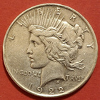 USA silver Peace Dollar 1922, kunto hyvä. (KD4) - pikkukuva 1