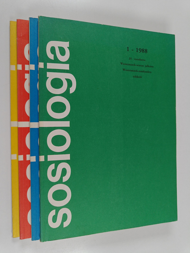 Sosiologia vuosikerta 1988 1-4