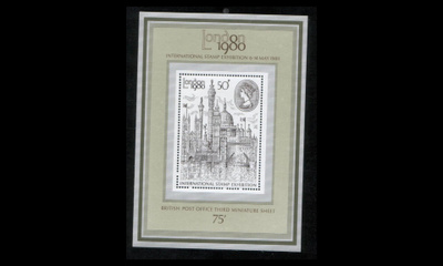 Iso-Britannia 835BL3 ** Postimerkkinäyttely (1980)