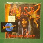 W.A.S.P. - SCREAM UNTIL YOU LIKE IT EX-/EX- UK -87 7" SINGLE - pikkukuva 1