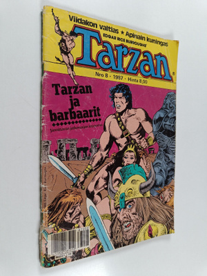 Edgar Rice Burroughs : Tarzan 8/1987 : Tarzan ja barbaarit