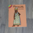 paperinukke little african girl - pikkukuva 1