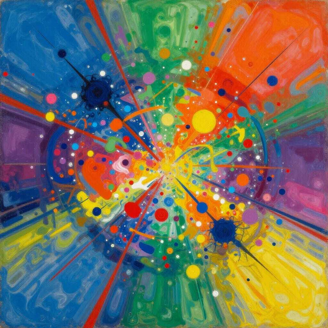 Uusi abstrakti alumiinitaulu 20 cm x 20 cm