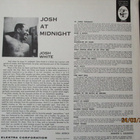Josh White JOSH AT MIDNIGHT (LP) HARVINAINEN - pikkukuva 2