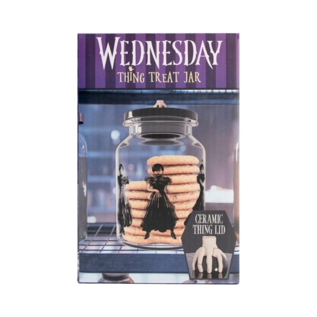 WEDNESDAY THING TREAT JAR	(29 496)	lasipurkki, ceramic kansi