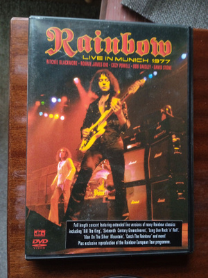 DVD- MUSIIKKI LEVY: RAINBOW : LIVE IN MUNICH 1977