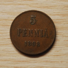 5 penniä 1898 Nikolai II - pikkukuva 1