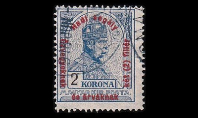 Unkari 177 o Sota-apu 2 Kr + 2 f (1915)