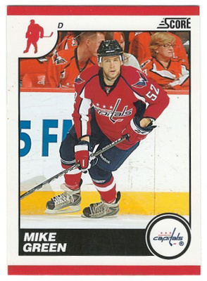 10-11 Score Glossy parallel #480 Mike Green
