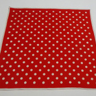 Retro pallokuvio huivi 67 cm x 67 cm - pikkukuva 1