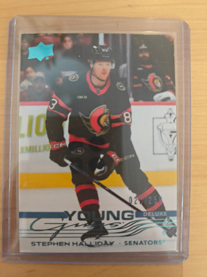 Stephen Halliday 2025-26 Upper Deck Extended YG Deluxe