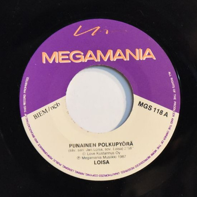 Single: Loisa - Punainen polkupyörä / Jaloa kultaa