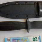 VANHA Taisteluveitsi Cold Steel Carbon VO USA SIISTI - pikkukuva 2