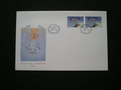 FDC Jouluvihko V26 - LaPe 1269 H1 - 1270 H2