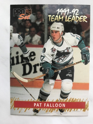 1992-93 ProSet Team Leader Pat Falloon #10of15