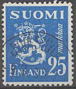 1952 25mk sininen leijona Jyväskylä-53
