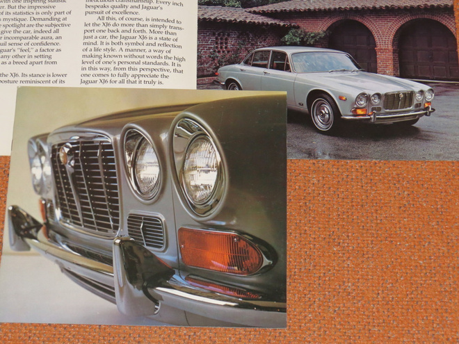 1971 Jaguar XJ6  esite - KUIN UUSI