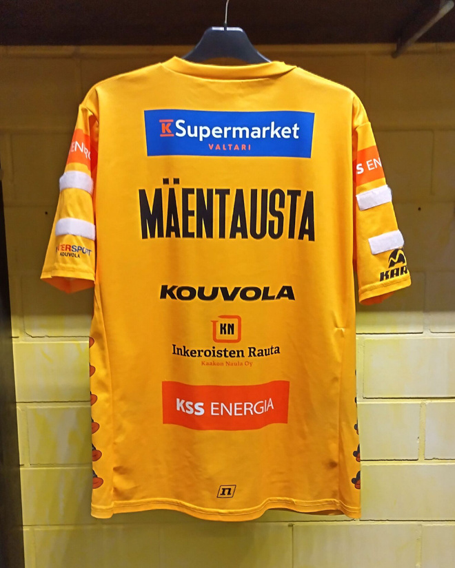 KPL Tommi Mäentausta Game Worn vieraspelipaita