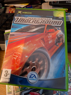 XBOX Need for Speed Underground + kotelo + ohjeet
