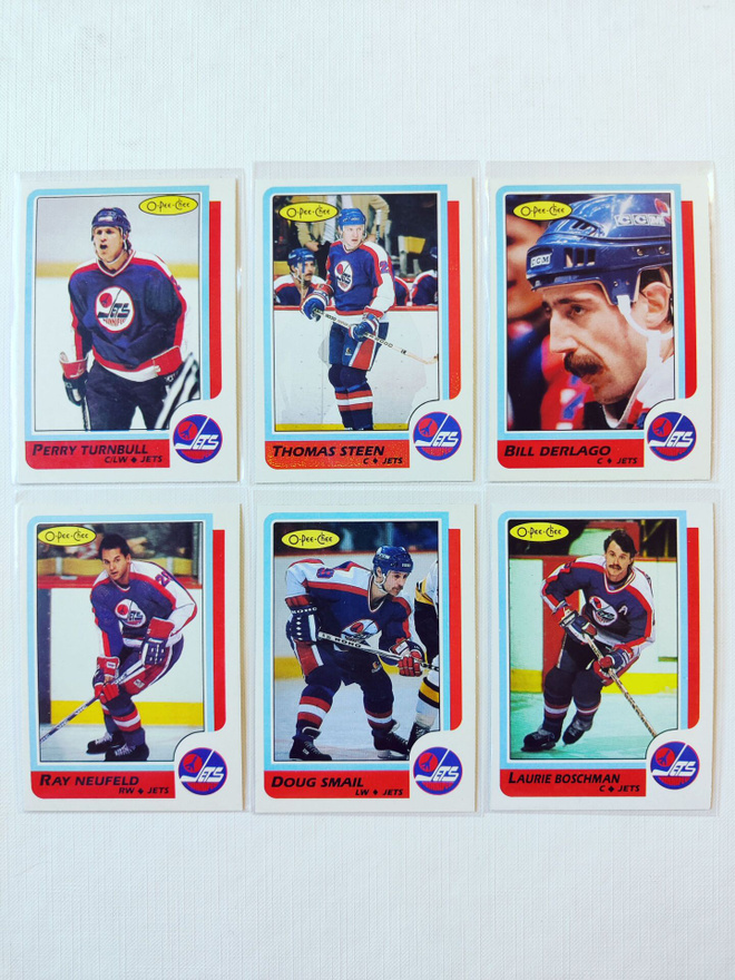 86-87 Opc - Winnipeg Jets 6kpl