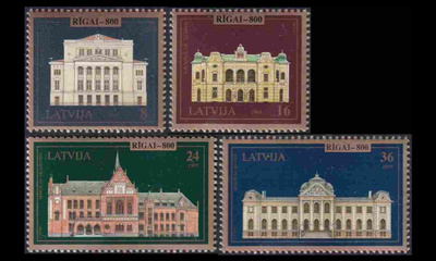 Latvia 410-3 ** Riika 800v (1995)
