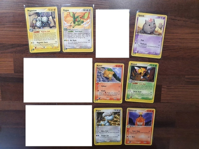 Pokemon EX Dragon kortteja yksittäin myynnissä