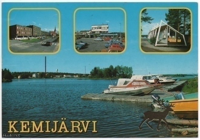Kemijärvi järvenrantaa Lappi 1994