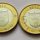 Suomi 5 eur, maakuntaraha+maakuntien rakenn. Lappi, unc - pikkukuva 4