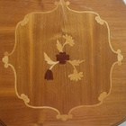 Pieni kukkapöytä intarsia-pintakuvio - pikkukuva 2