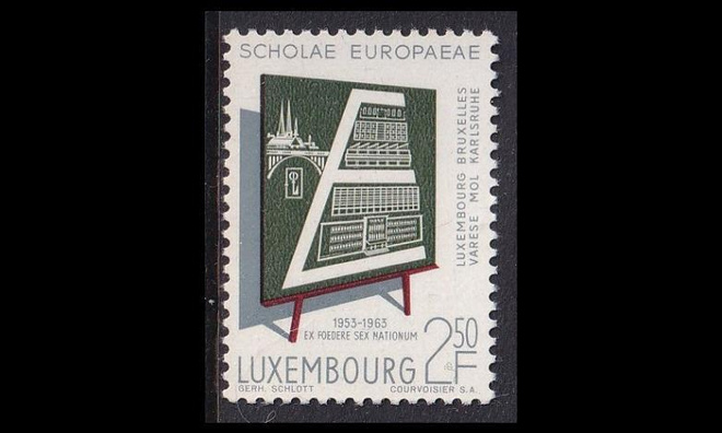 Luxemburg 666 ** Eurooppalainen koulu 10v (1963)