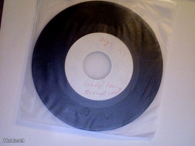 BROADCAST :: CANDY MOON / SWEETHEART :: VIYYLI 7" TEST-PROMO