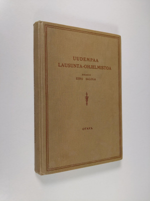 Eero Salola : Uudempaa lausunta-ohjelmistoa