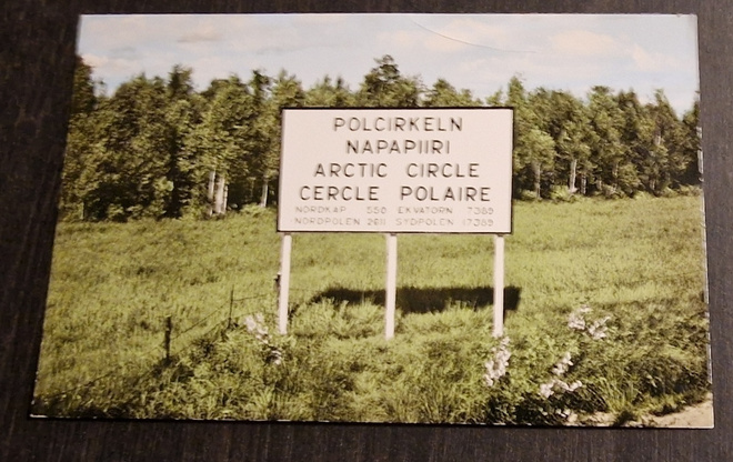 POLCIRKELN/ NAPAPIIRI/ ARCTIC CIRCLE/  CERCLE POLAIRE, pk.