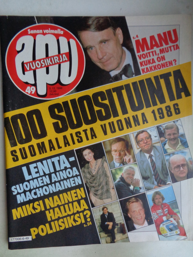 Apu lehti Nro 49/1986 (vuosikirja) 27.1