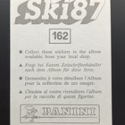 1987 Panini Ski #162 Harri Kirvesniemi - pikkukuva 2