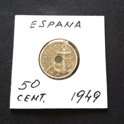Espanja 50cents 1949