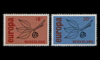 Alankomaat 848-9 ** Europa (1965)